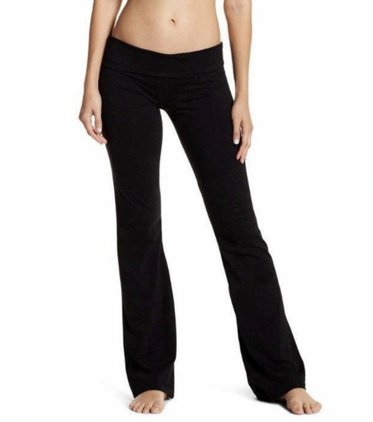 Low rise yoga pants bootcut pants flare yoga pants exercise pants casual pants 32"-36" long inseam