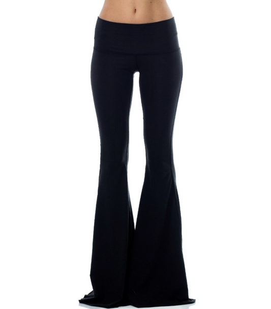 Bell bottom Pants Women Flared Pants Bell Bottom Yoga Pants Women Palazzo Pants Wide Leg Pants 28" 30" for Petite