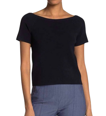 Women Boatneck Top Short Sleeves Handmade Knit Top Cotton Sweater T- Shirts Tee Blouses Tee Shirt Top Women Cotton Blouse Top Summer Top