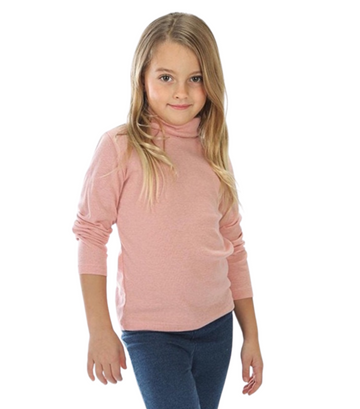 Kids Turtleneck Tops Long Sleeves Tops Unisex Cotton Spandex Turtleneck Tops for Kids Turtleneck Shirt Tee Turtleneck Sweater Knit Top for Girls and Boys Kids and Toddlers Outfit Size 2-14