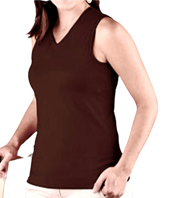 Women Sleeveless Top V Neck Top Knit Sleeveless Top V Neck Tank Top T-shirt Blouses